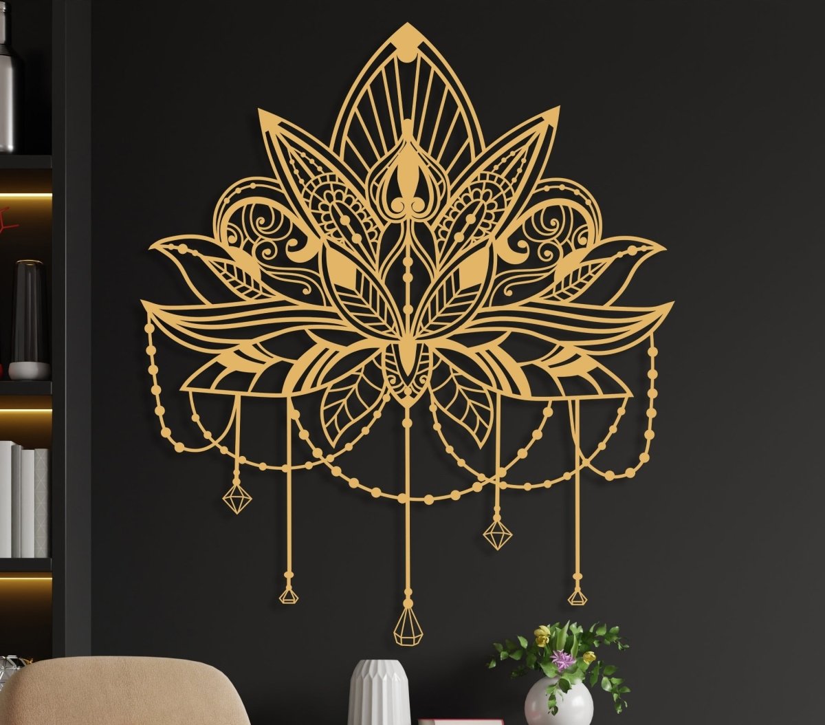 Mandala Metal Wall Art - BrossHome Metal Wall Art