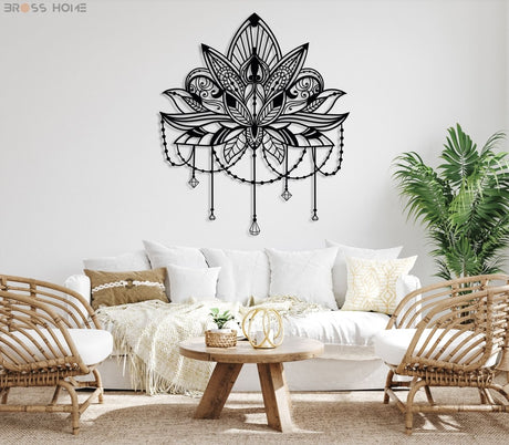 Mandala Metal Wall Art - BrossHome Metal Wall Art
