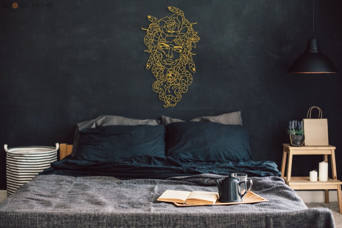 Medusa Metal Wall Art - BrossHome Metal Wall Art