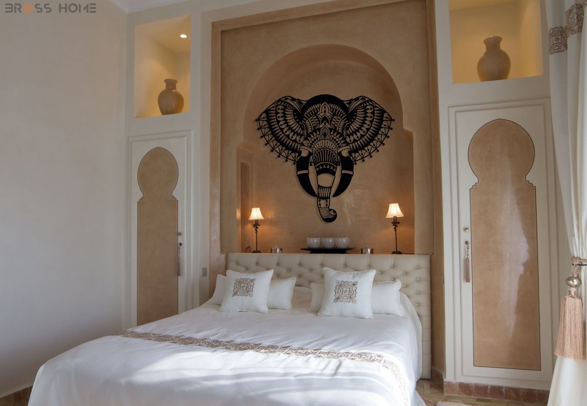 Metal Elephant Wall Art - BrossHome Metal Wall Art