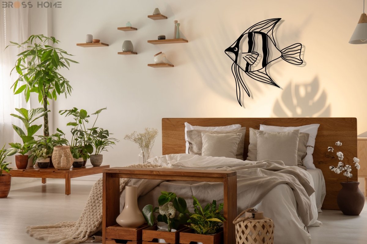 Metal Fish Wall Art - BrossHome Metal Wall Art