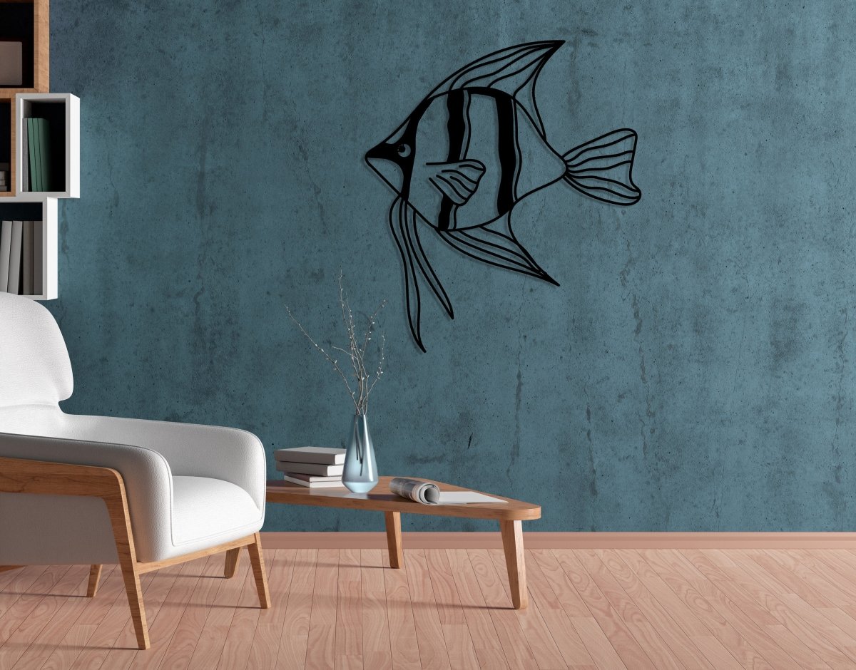 Metal Fish Wall Art - BrossHome Metal Wall Art