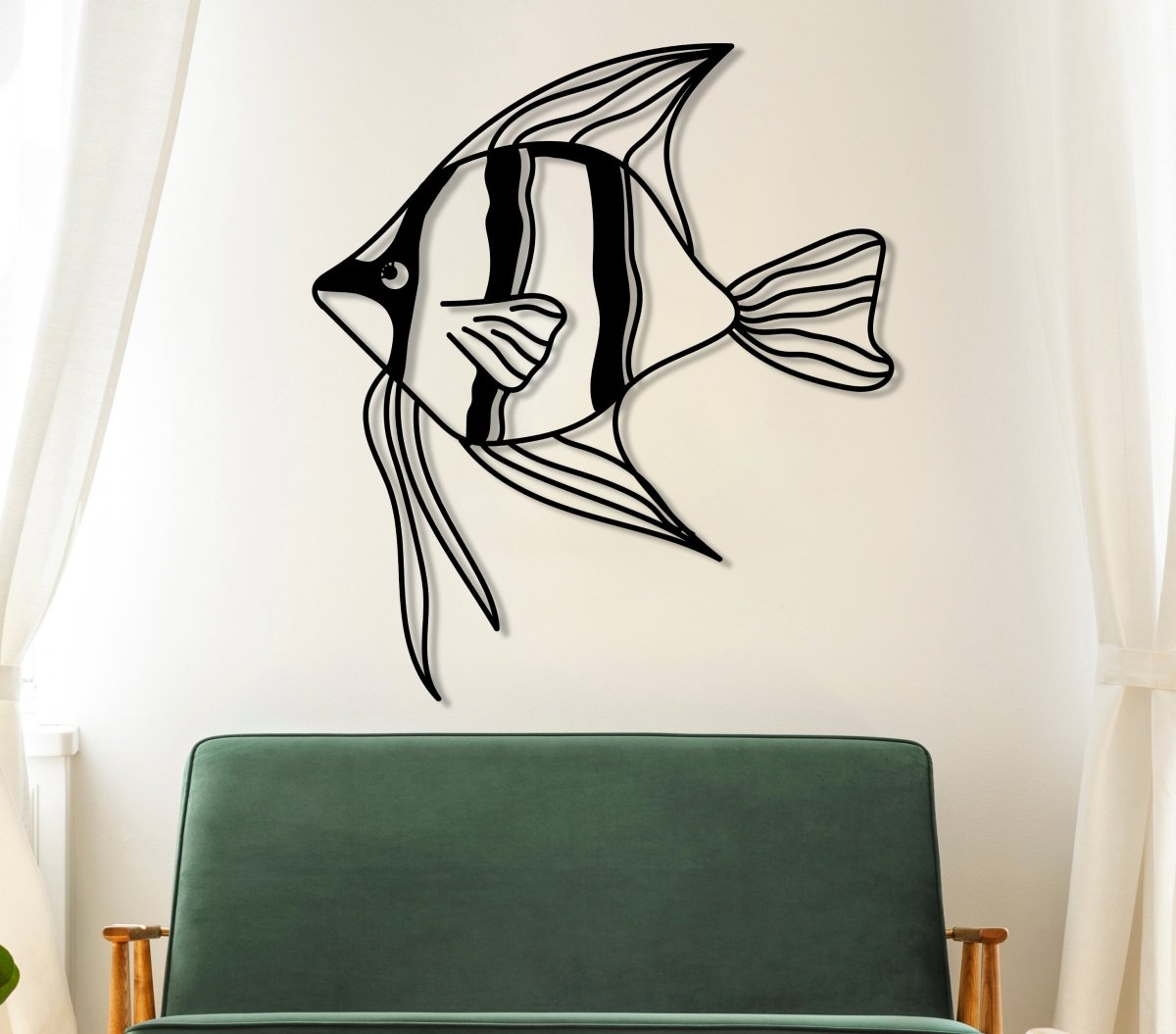 Metal Fish Wall Art - BrossHome Metal Wall Art