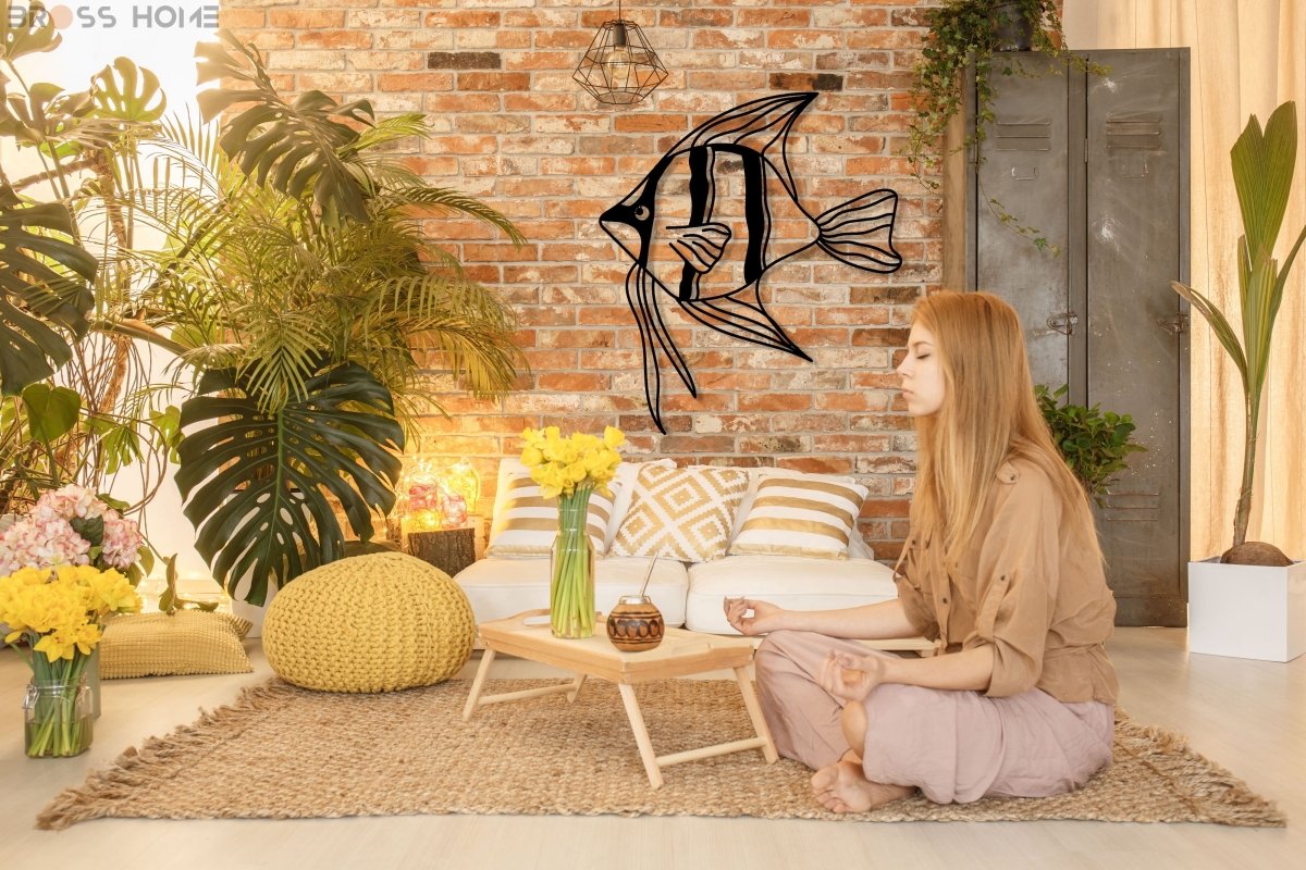 Metal Fish Wall Art - BrossHome Metal Wall Art