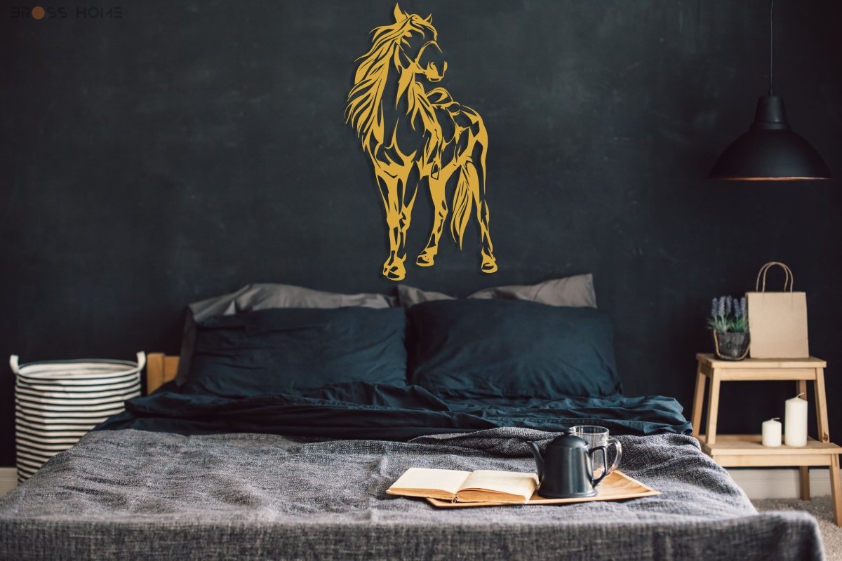 Metal Horse Wall Art - BrossHome Metal Wall Art