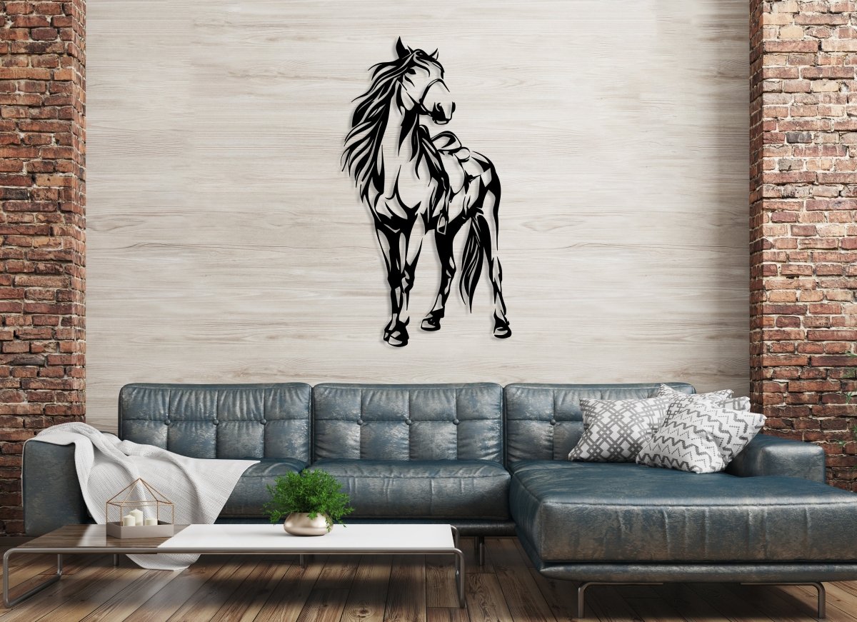 Metal Horse Wall Art - BrossHome Metal Wall Art