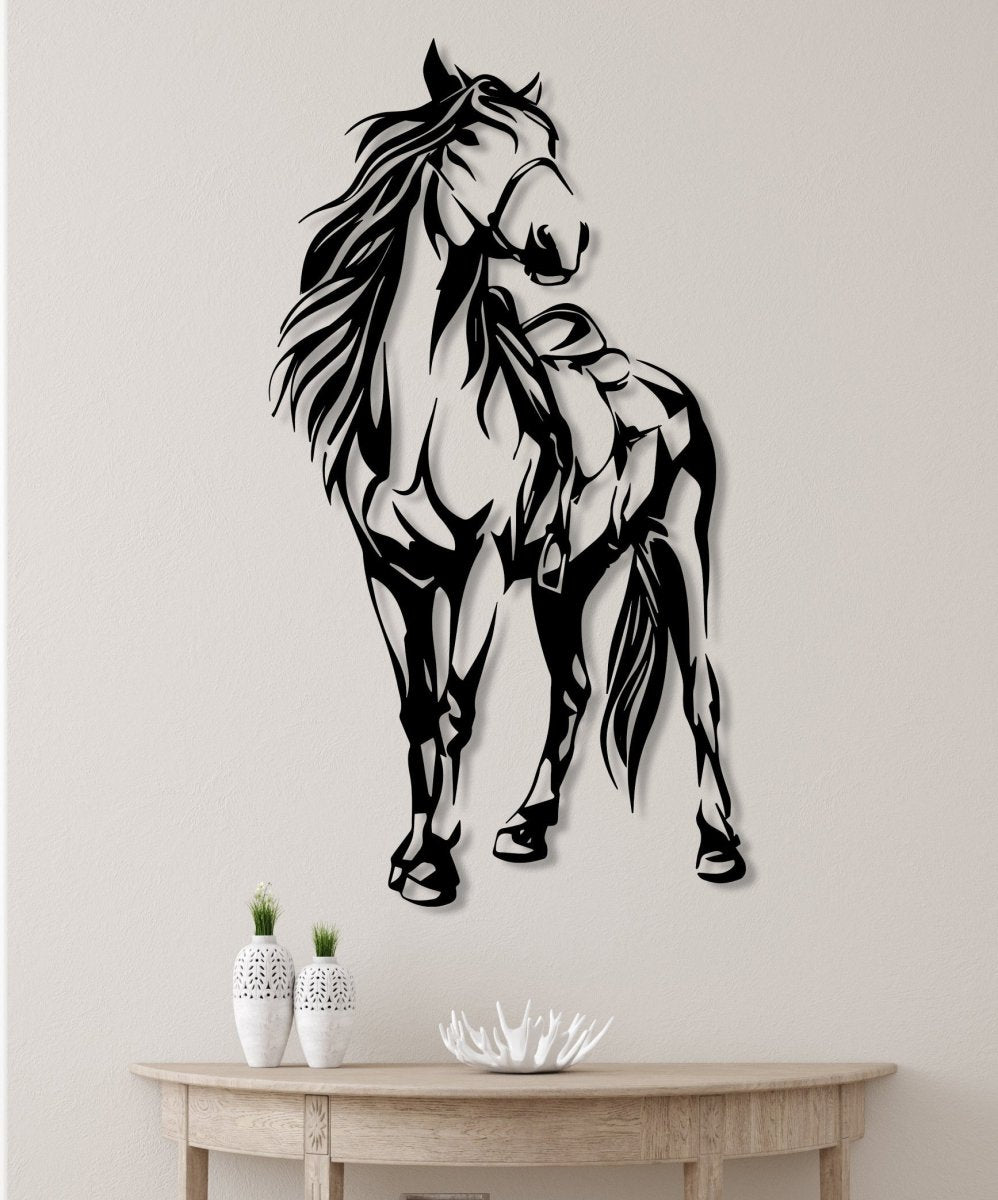 Metal Horse Wall Art - BrossHome Metal Wall Art