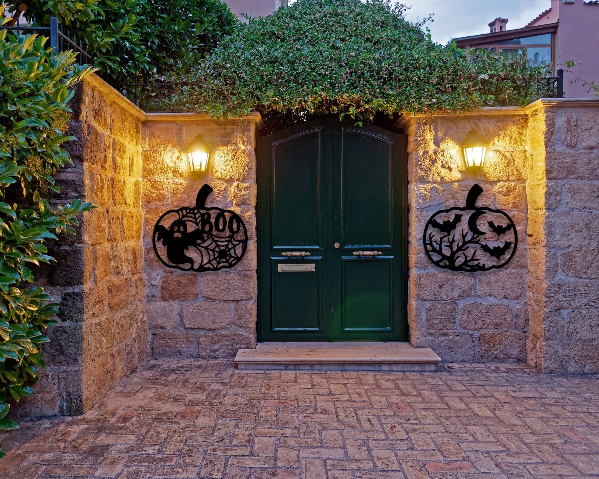 Metal Pumpkin Wall Decor - BrossHome Metal Wall Art