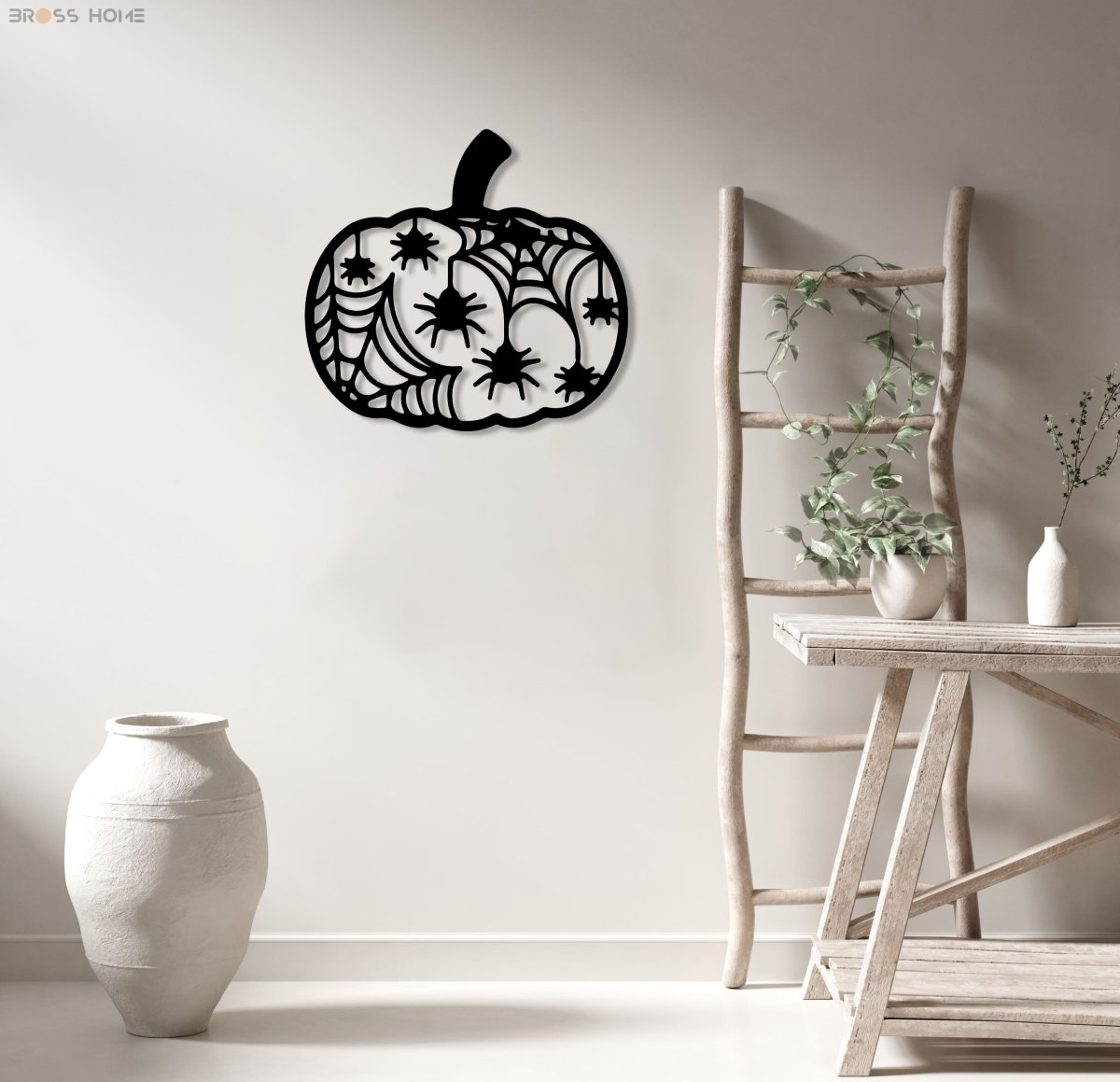 Metal Pumpkin Wall Decor - BrossHome Metal Wall Art