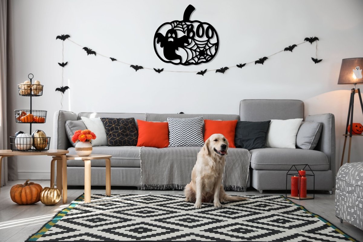 Metal Pumpkin Wall Decor - BrossHome Metal Wall Art