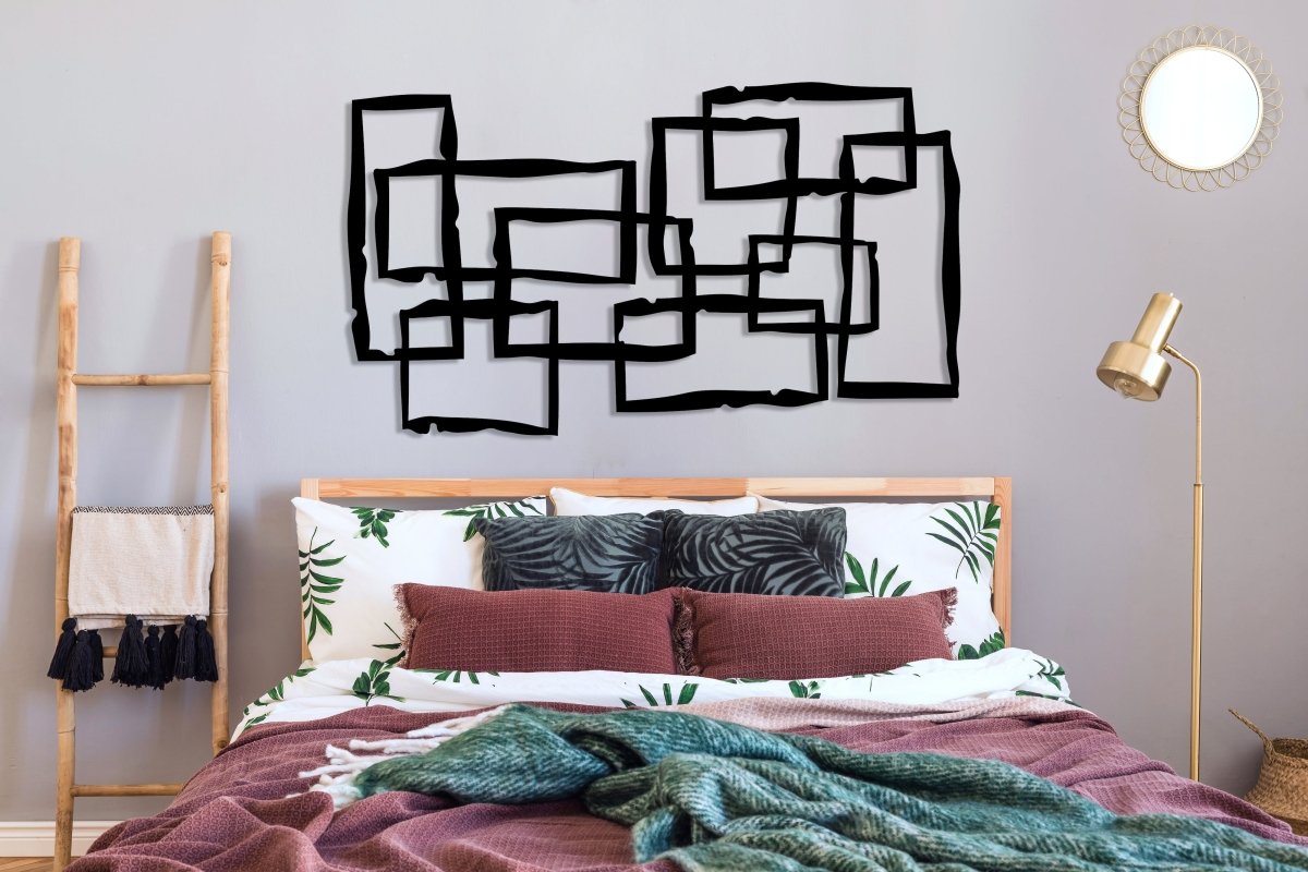 Modern Abstract Metal Wall Art - BrossHome Metal Wall Art