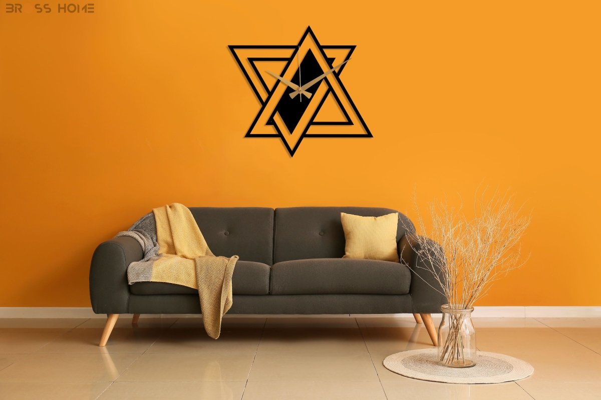 Modern Minimalist Wall Clock - BrossHome Metal Wall Art