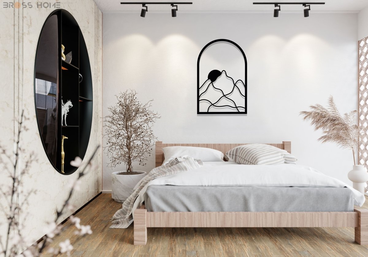 Mountain Abstract Wall Art - BrossHome Metal Wall Art