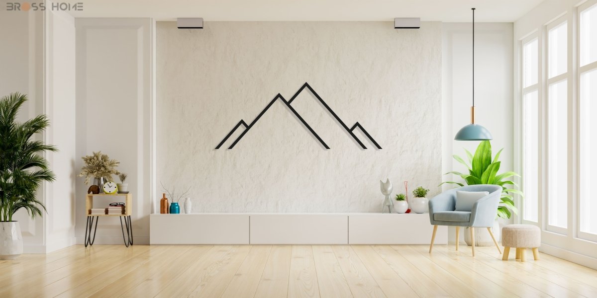 Mountain Metal Art - BrossHome Metal Wall Art