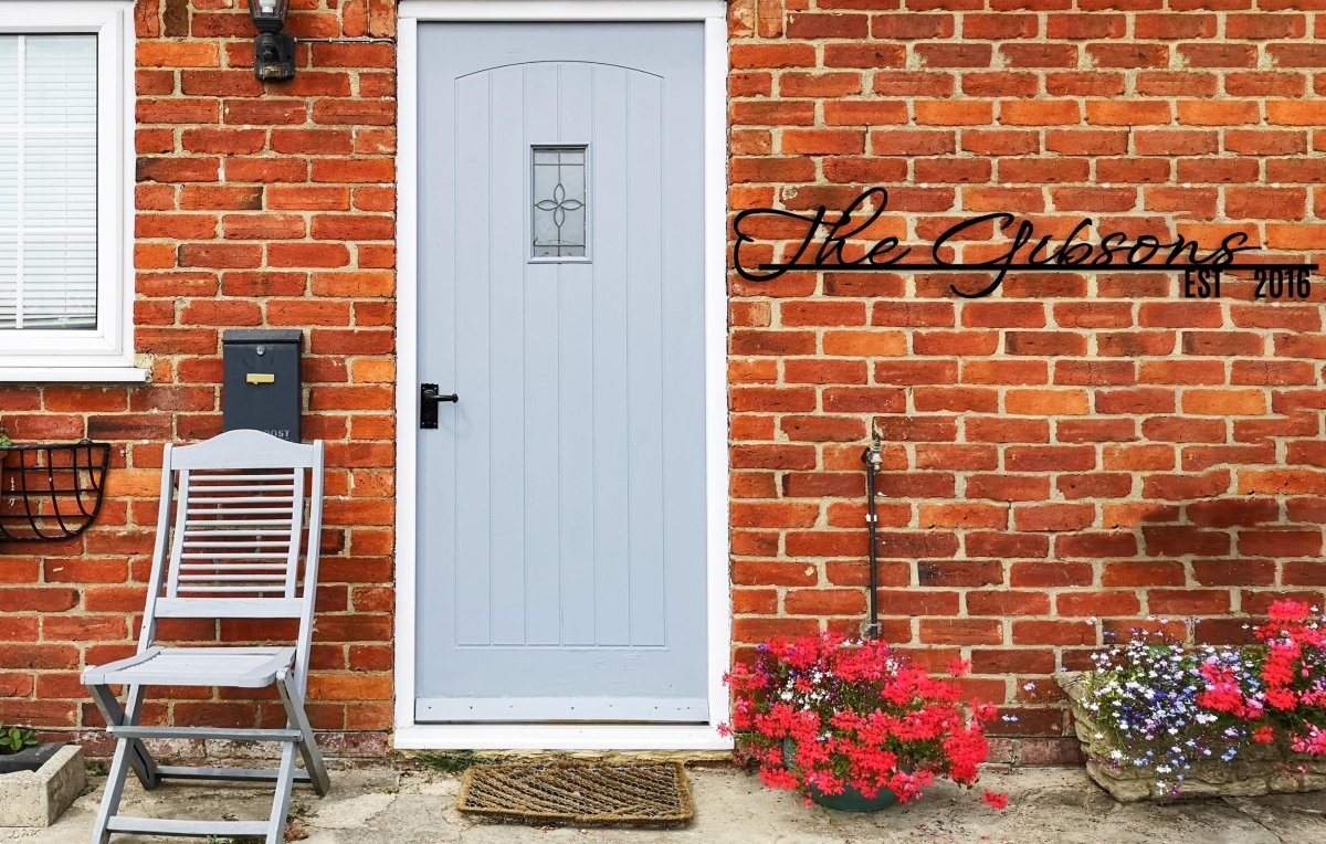 Personalized Address Signs - BrossHome Metal Wall Art