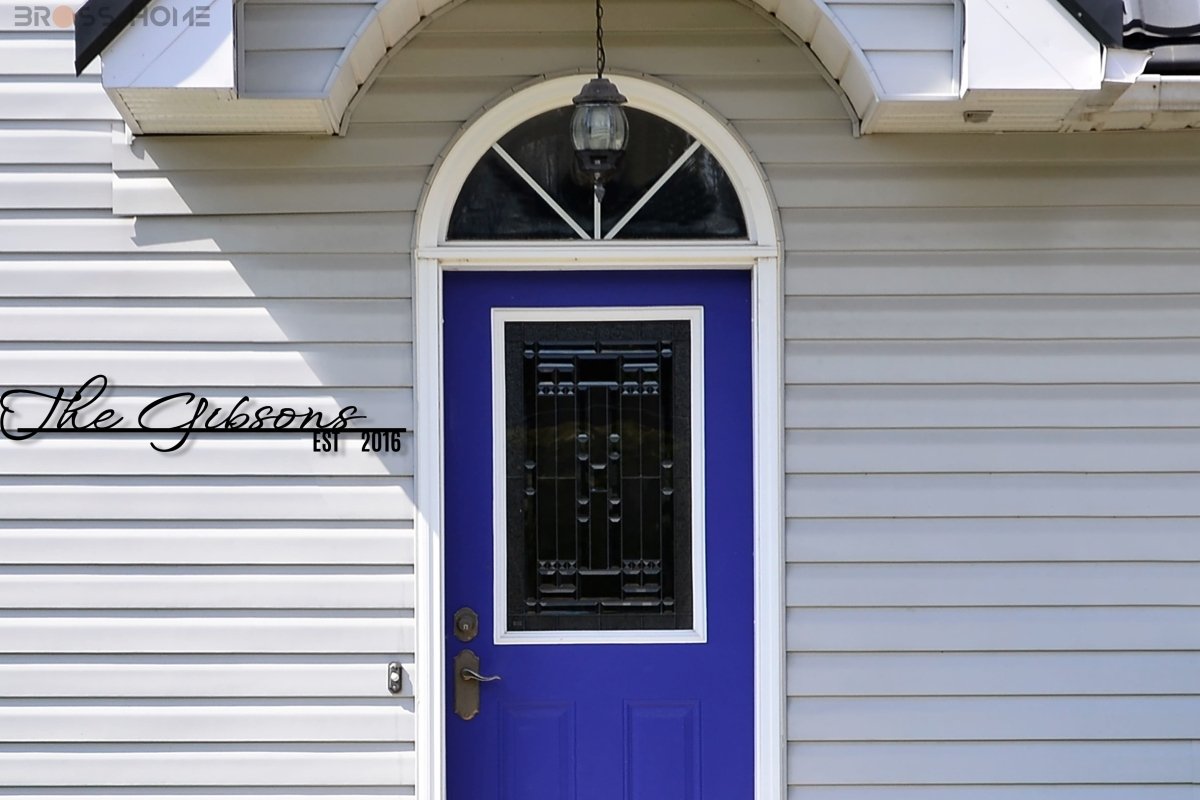 Personalized Address Signs - BrossHome Metal Wall Art