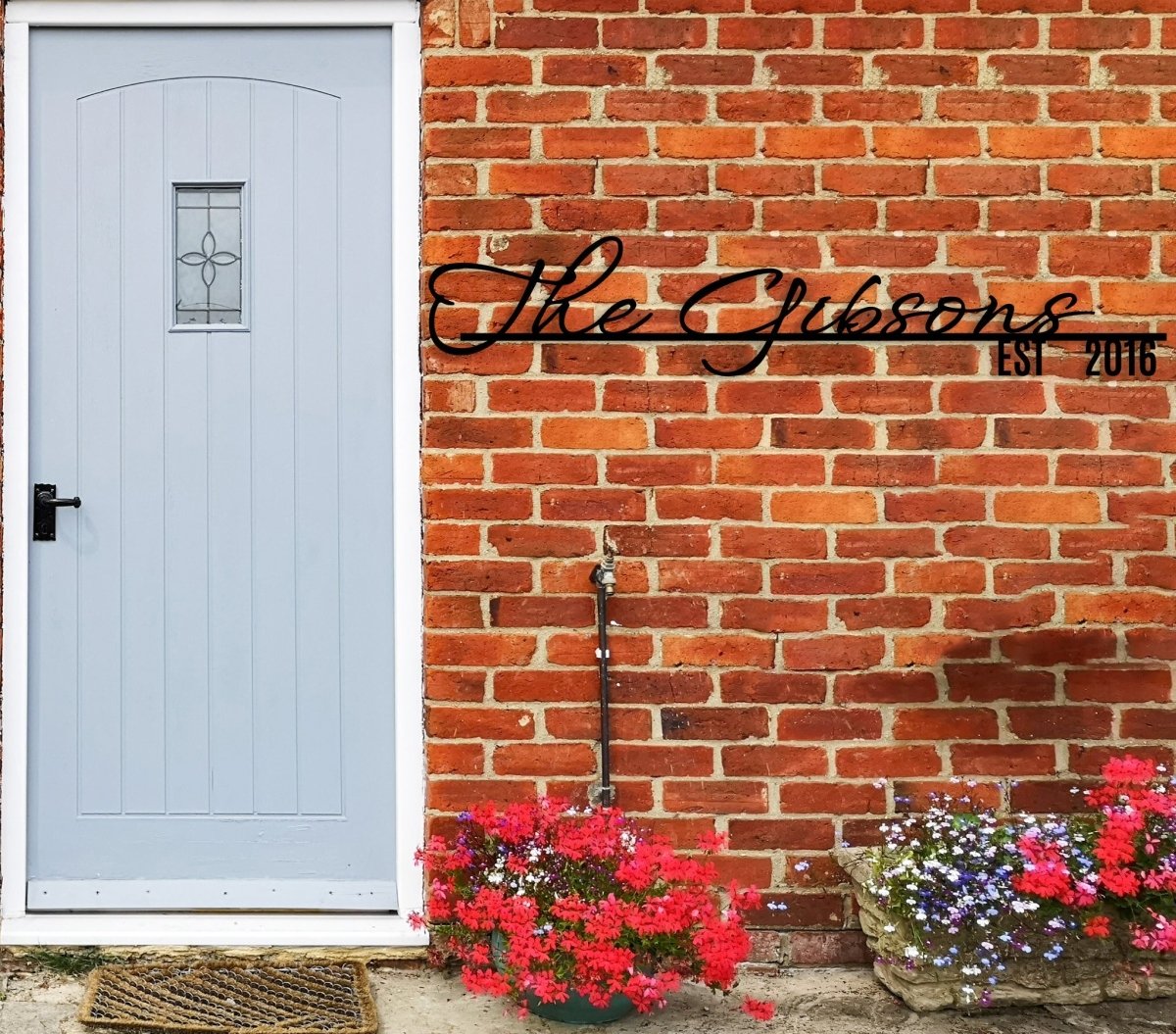 Personalized Address Signs - BrossHome Metal Wall Art