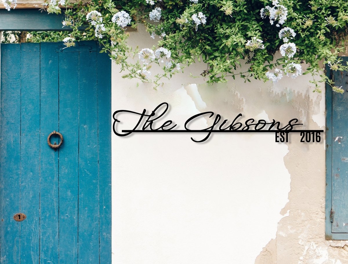 Personalized Address Signs - BrossHome Metal Wall Art