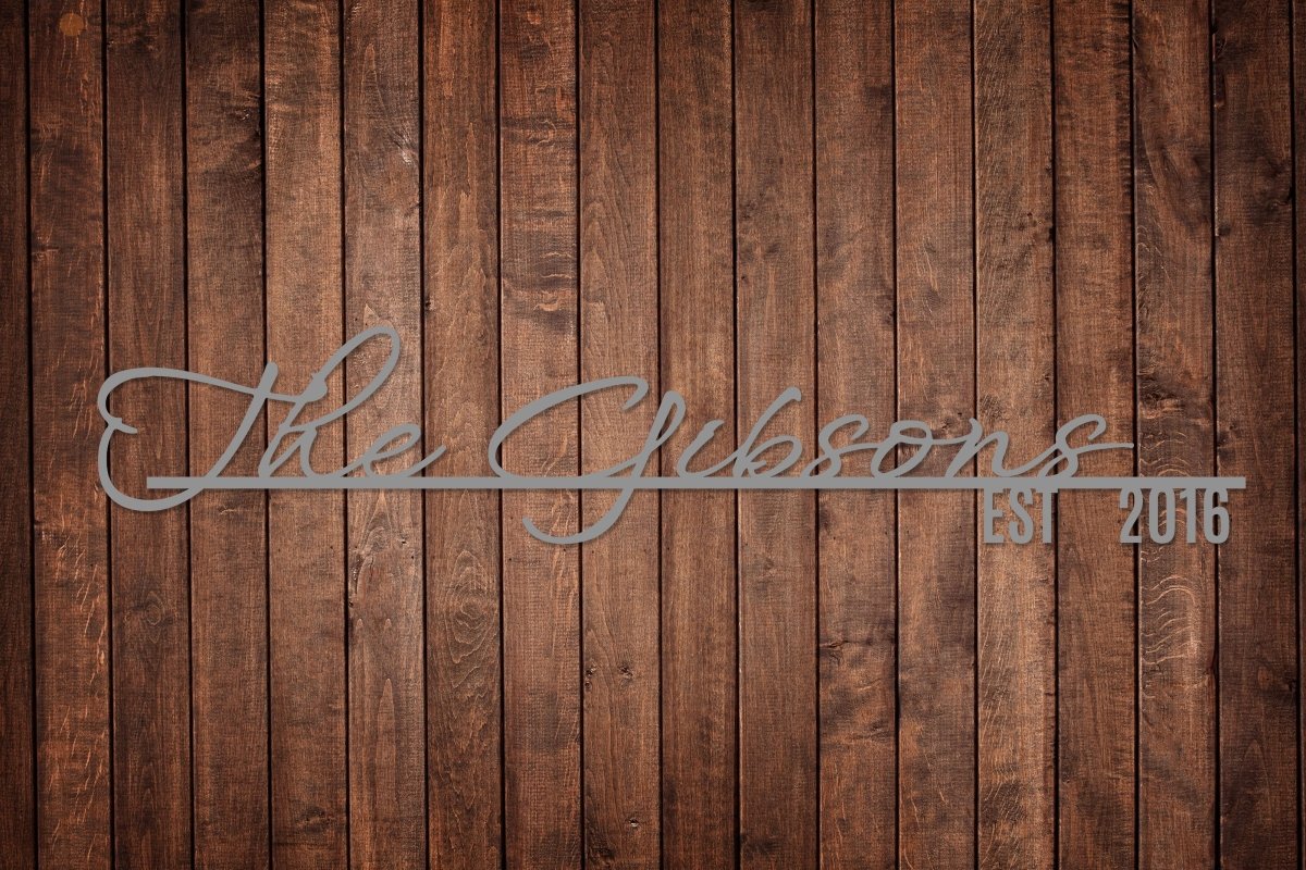 Personalized Address Signs - BrossHome Metal Wall Art