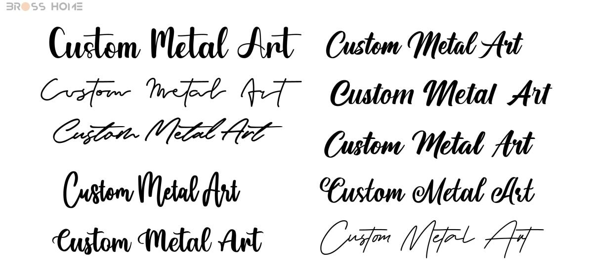 Personalized Metal Wall Art - BrossHome Metal Wall Art