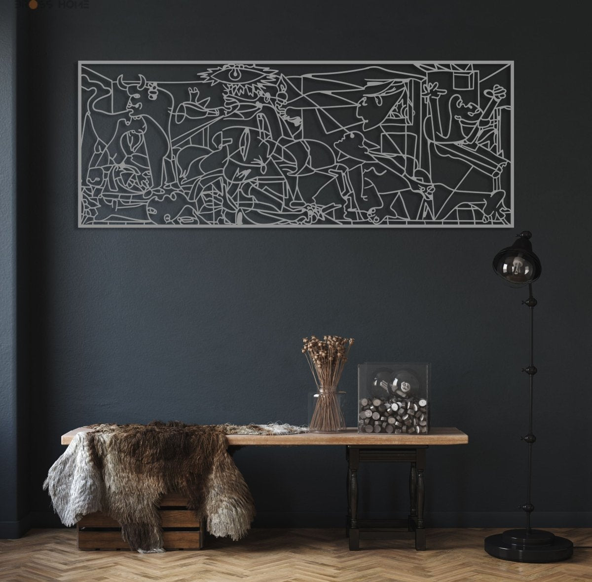 Picasso Guernica Metal Wall Decor - BrossHome Metal Wall Art