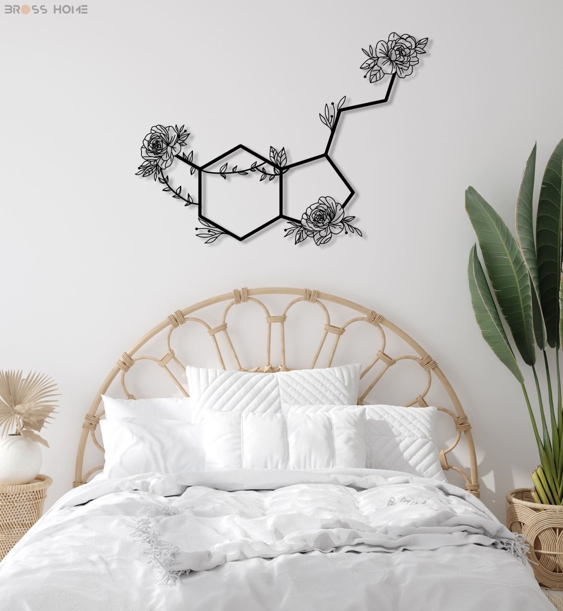 Serotonin Metal Wall Art - BrossHome Metal Wall Art