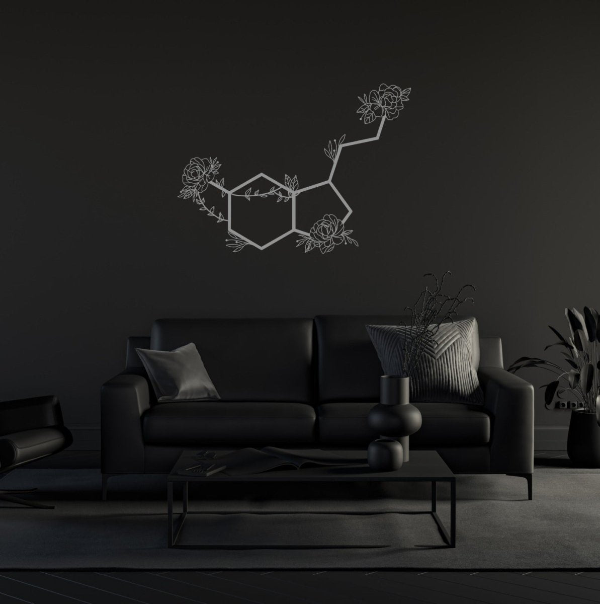 Serotonin Metal Wall Art - BrossHome Metal Wall Art