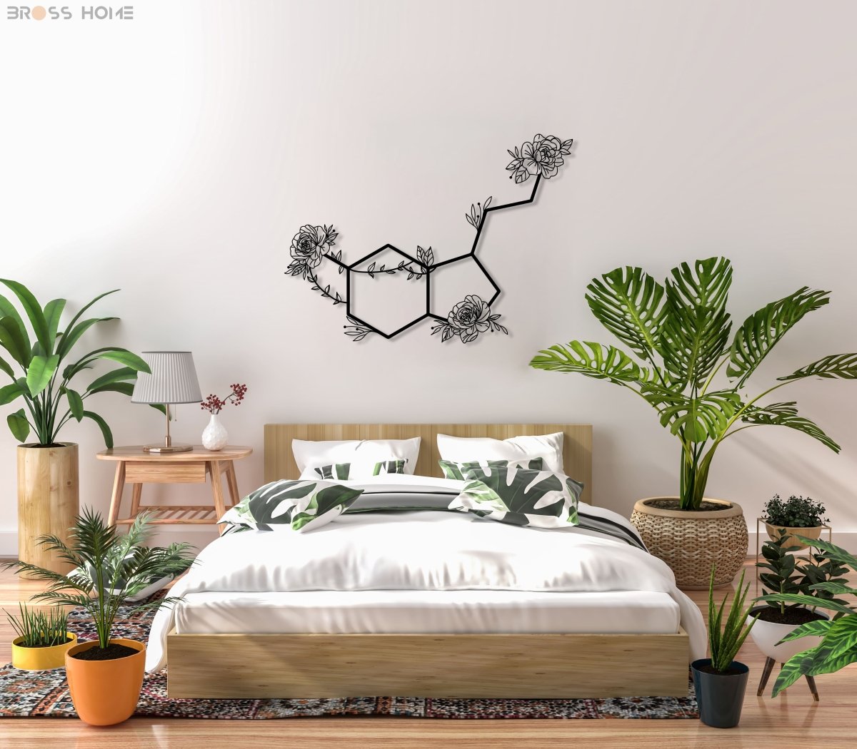 Serotonin Metal Wall Art - BrossHome Metal Wall Art