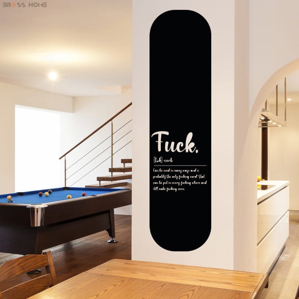 Slang Dictionary Quote Metal Wall Decor - BrossHome Metal Wall Art