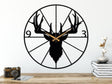 Stag Head Wall Clock - BrossHome Metal Wall Art