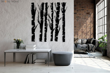 Tree Branch Wall Decor (Set Of 6) - BrossHome Metal Wall Art