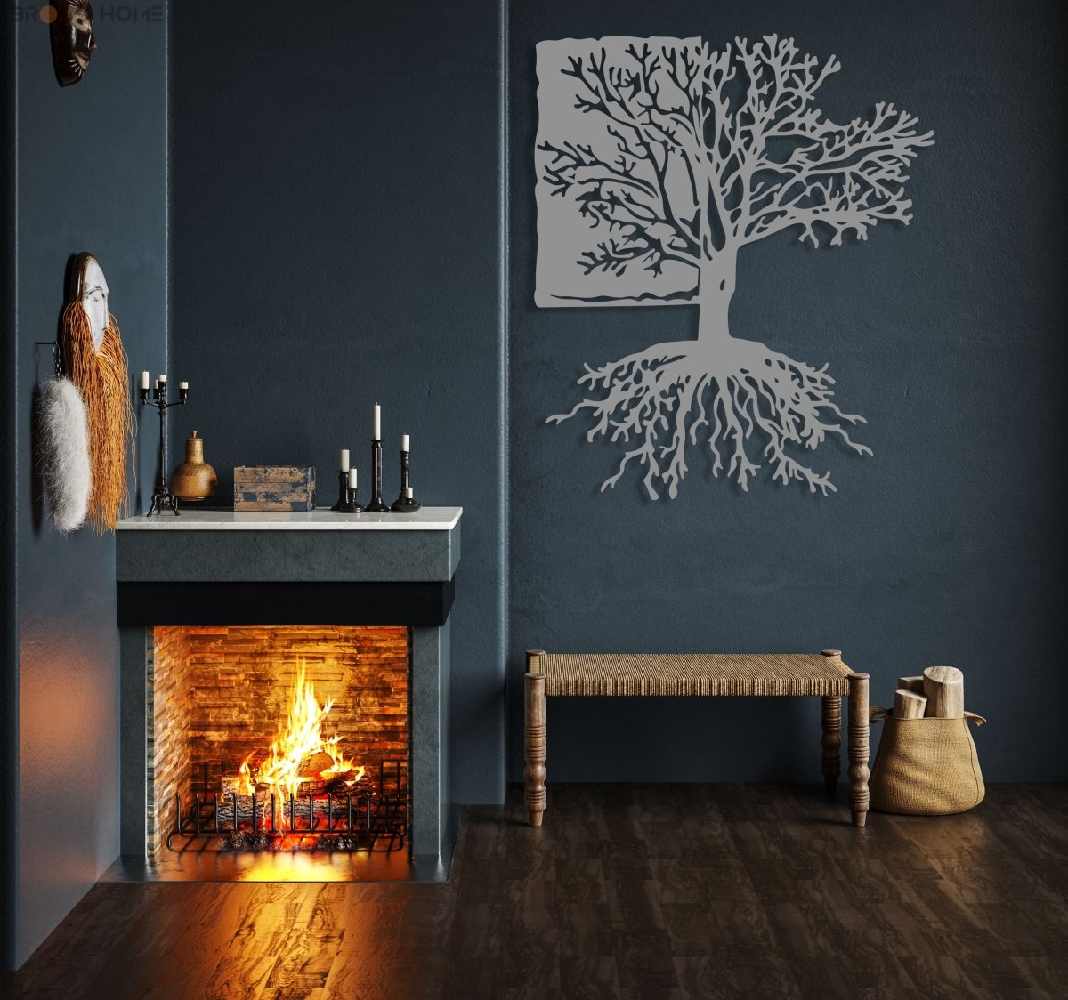 Tree Of Life Metal Wall Art - BrossHome Metal Wall Art