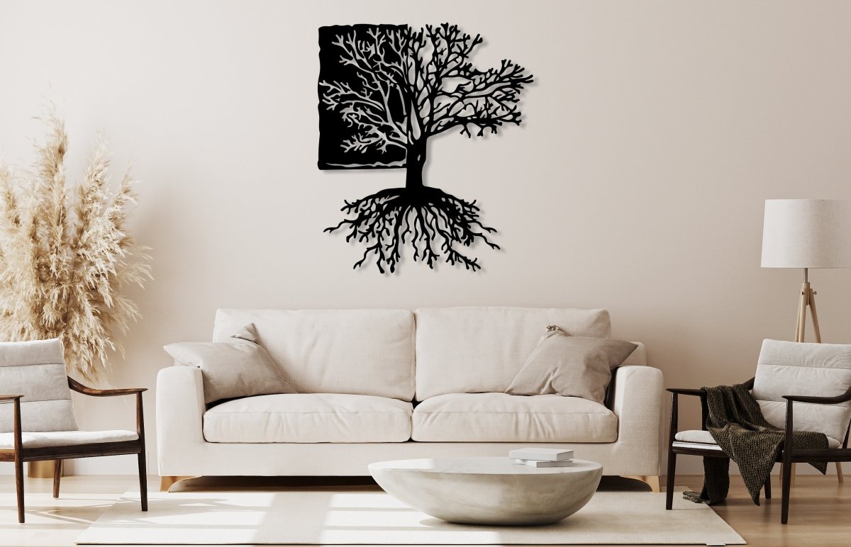 Tree Of Life Metal Wall Art - BrossHome Metal Wall Art