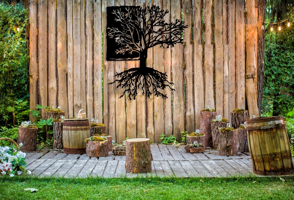 Tree Of Life Metal Wall Art - BrossHome Metal Wall Art