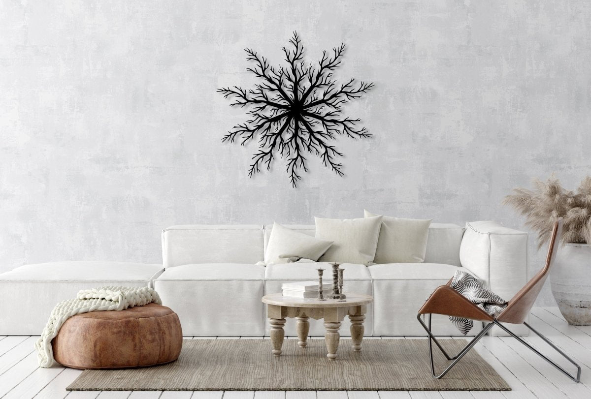 Tree Root Metal Wall Decor - BrossHome Metal Wall Art