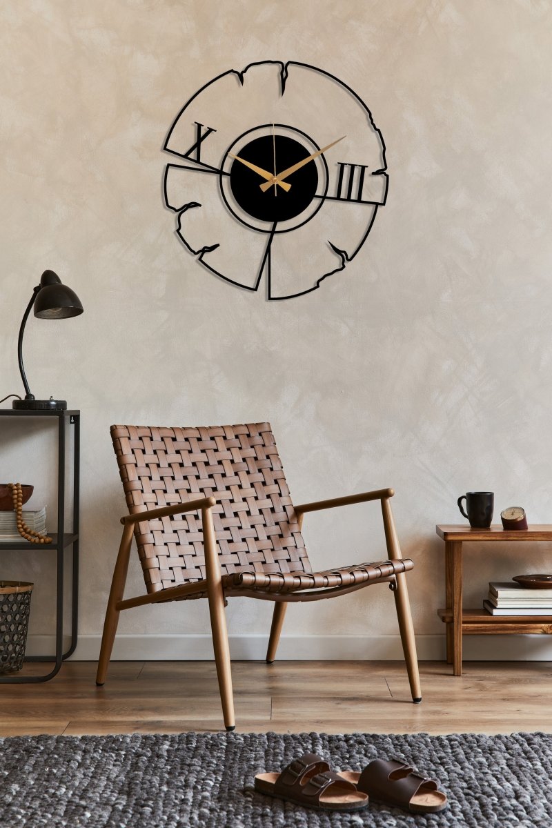 Unique Design Wall Clock - BrossHome Metal Wall Art