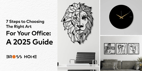 7 Steps to Choosing the Right Art for Your Office: A 2025 Guide - BrossHome Metal Wall Art
