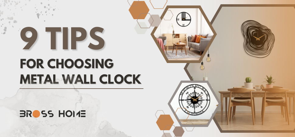 9 Tips for Choosing Metal Wall Clock