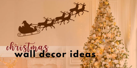 Christmas Wall Decor Ideas - BrossHome Metal Wall Art