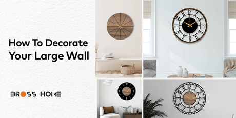 How To Decorate Your Large Wall - BrossHome Metal Wall Art