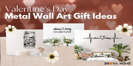 Metal Wall Art Gift Ideas for Valentine's Day - BrossHome Metal Wall Art