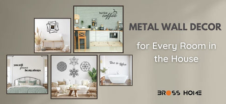 Metal Wall Decor for Every Room in Your House - BrossHome Metal Wall Art