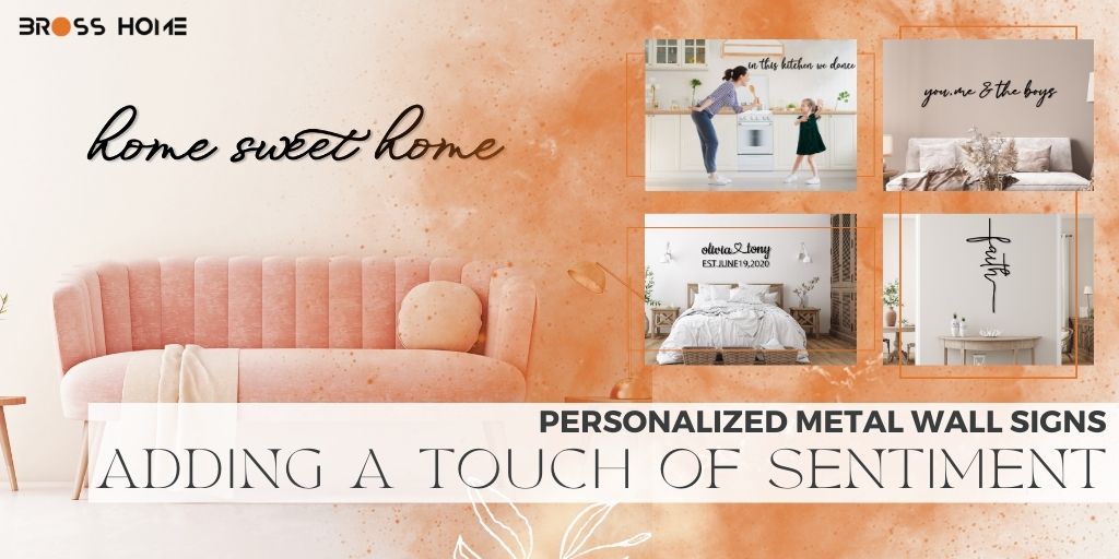 Personalized Metal Wall Signs: Adding a Touch of Sentiment - BrossHome Metal Wall Art