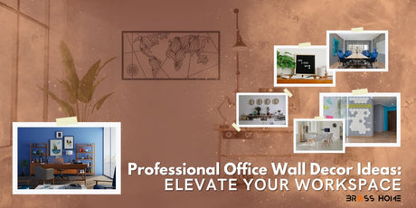 Professional Office Wall Decor Ideas: Elevate Your Workspace - BrossHome Metal Wall Art