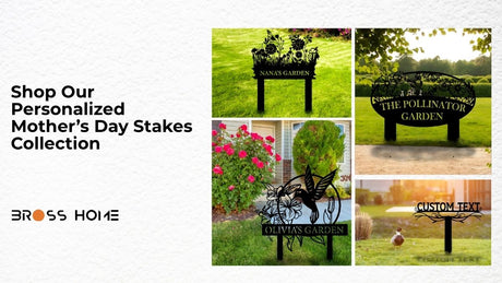 Put Her Name in the Garden She Loves: Shop Our Personalized Mother’s Day Stakes Collection - BrossHome Metal Wall Art