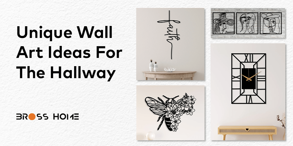 Unique Wall Art Ideas For The Hallway - BrossHome Metal Wall Art