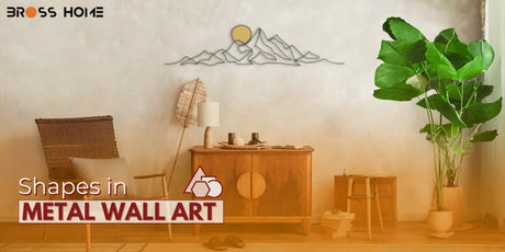 What are the Subtleties of Shapes in Metal Wall Art? - BrossHome Metal Wall Art