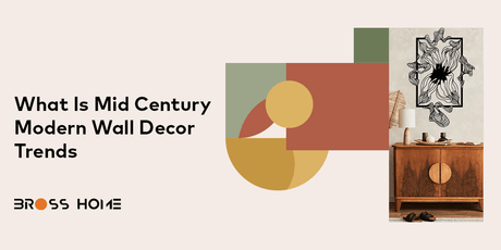 What Is Mid Century Modern Wall Decor Trends - BrossHome Metal Wall Art