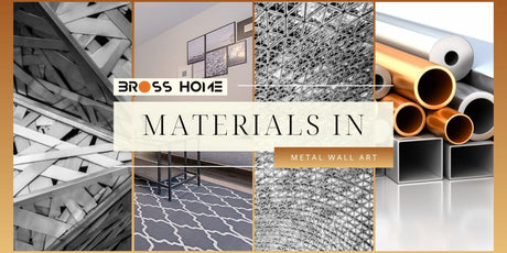 What Materials are Used in Metal Wall Art? - BrossHome Metal Wall Art