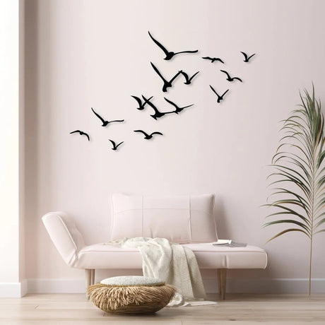 Metal Bird Wall Art - BrossHome Metal Wall Art